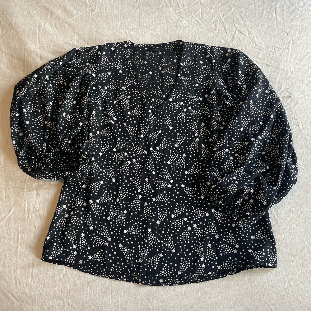 NWT vicidolls balloon sleeve blouse - Picture 9 of 10